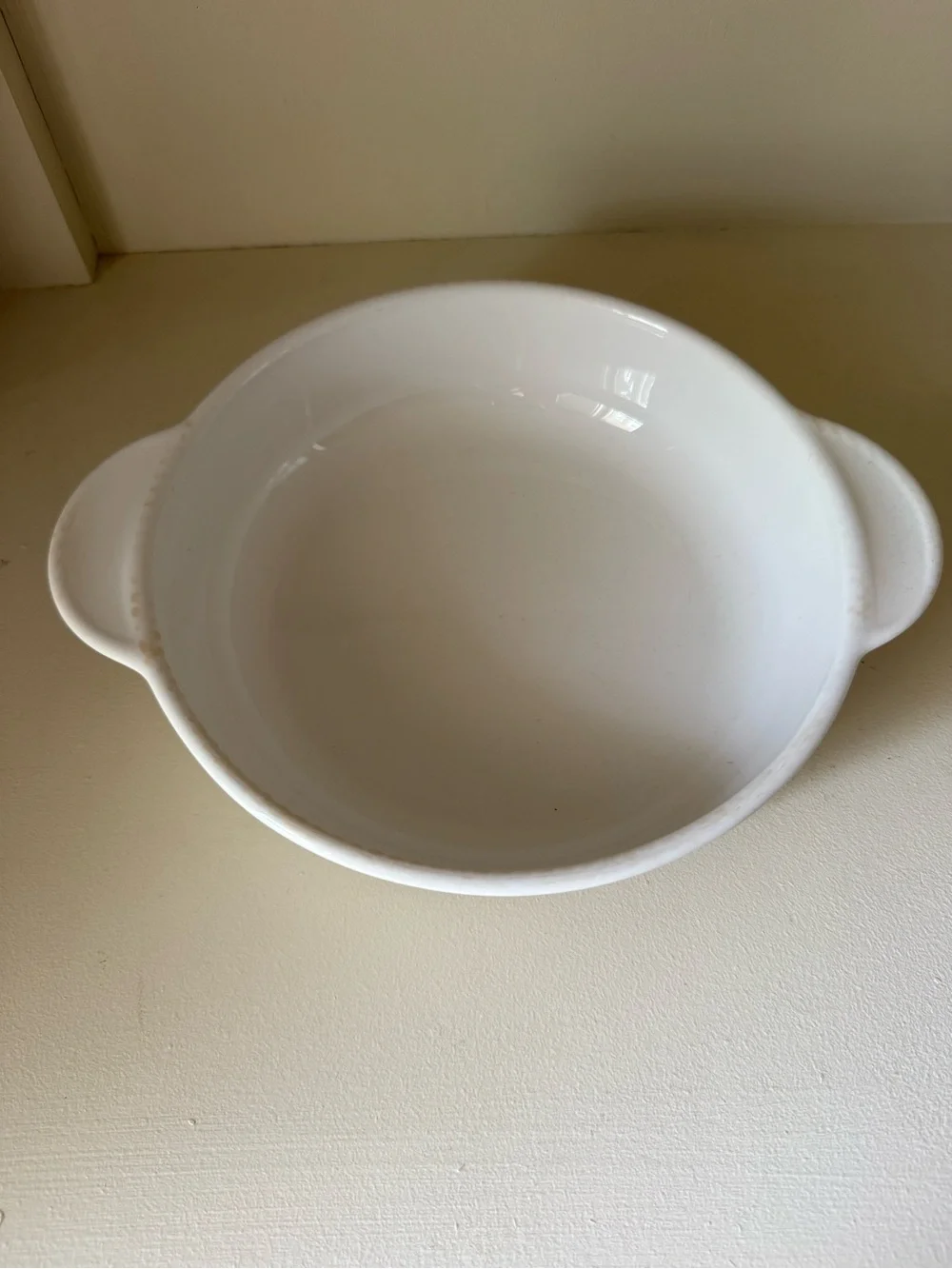 Vintage Corning Ware White Casserole Dish 1 1/4 qt